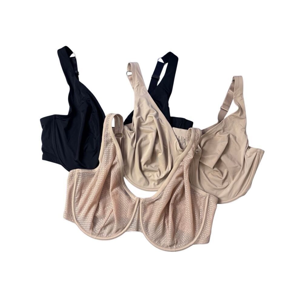 Thirdlove 24/7 classic unlined modern mesh scoop bra bundle size 40G